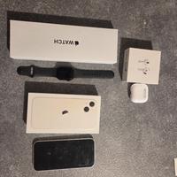 iphone 13 con apple watch e airpods 4