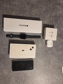 iphone 13 con apple watch e airpods 4