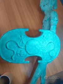 Riproduzione antica statua di guerriero 