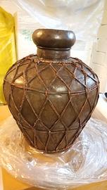 Vaso anfora cuoio