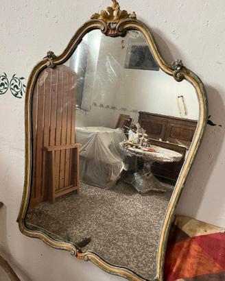 Specchiera vintage barocco fiorentino