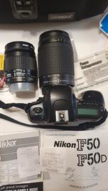 CORPO MACCHINA FOTOGRAFICA NIKON F50 d reflex