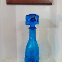 Antica bottiglia vintage a forma di cane Empoli 