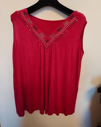 canotta rosa l xl donna