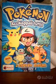 album pokemon + poster ditta merlin 1993