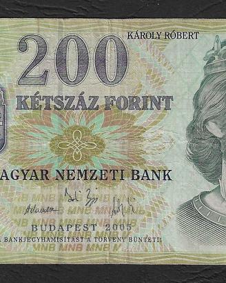 Ungheria - banconota circolata da 200 Fiorini
