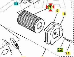 Filtro aria Yamaha Cygnus 125 4CWE44510200