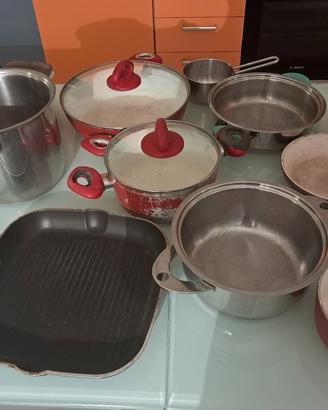 set di pentole