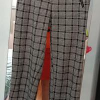 pantaloni scozzesi a sigaretta 
