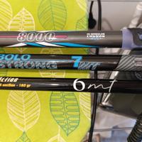 Canne da pesca Bolognesi Falcon. Come nuove.