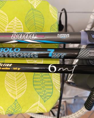 Canne da pesca Bolognesi Falcon. Come nuove.