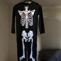 costume scheletro bambino/a