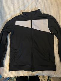 Felpa nera sportiva taglia S