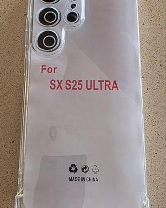 Cover Trasparente + 4 pellicole Samsung S25 ultra