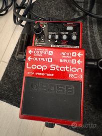 Pedale loop station boss rc3