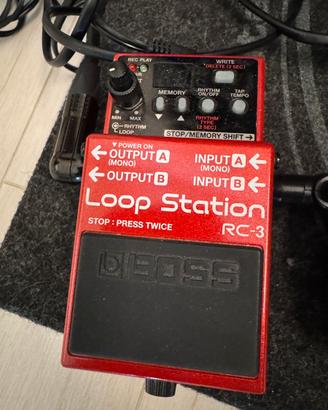 Pedale loop station boss rc3