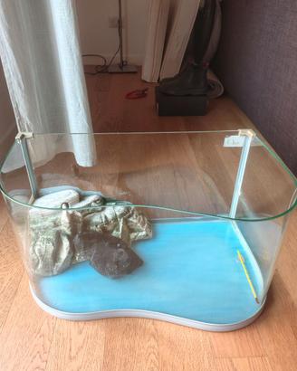 Acquario Rettilaio 40lt.  Misure 50Lx28hx33