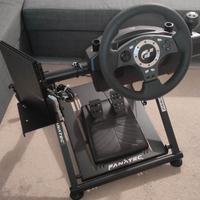 Volante Logitech Con Stand + Console PS2 + Giochi