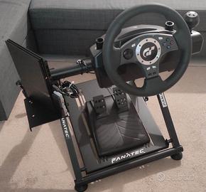 Volante Logitech Con Stand + Console PS2 + Giochi