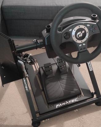 Volante Logitech Con Stand + Console PS2 + Giochi