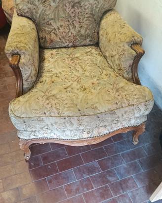 2 poltrone stile vecchio