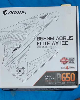 Scheda madre  B650M AORUS ELITE AX ICE