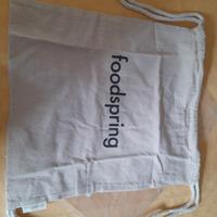 Sacca zainetto "foodspring" in cotone