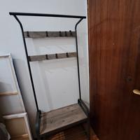 appendi abiti con seduta e vano porta scarpe