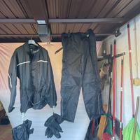 Completo pioggia abbigliamento moto