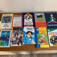 14 libri ragazzi + dizionario inglese Garzanti