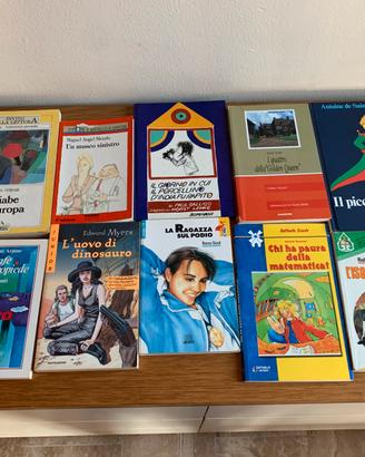 14 libri ragazzi + dizionario inglese Garzanti