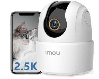4MP Telecamera Wi-Fi Interno Videocamera Sorveglia