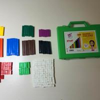 Scatola di regoli per la scuola elementare 223 pz