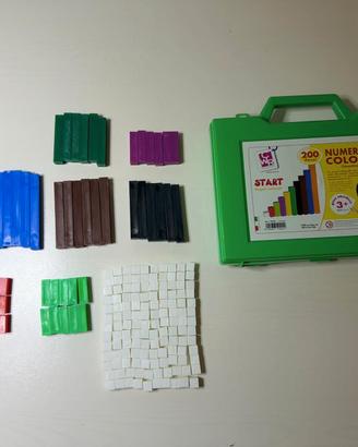 Scatola di regoli per la scuola elementare 223 pz