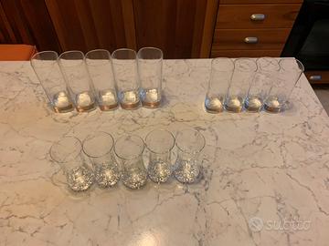 Set bicchieri alti
