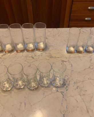 Set bicchieri alti