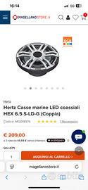 Casse Marine Hertz con luci led