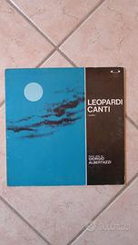 Leopardi Canti scelta ALBERTAZZI LP CP5048