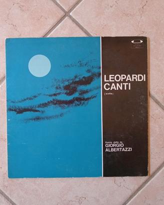 Leopardi Canti scelta ALBERTAZZI LP CP5048