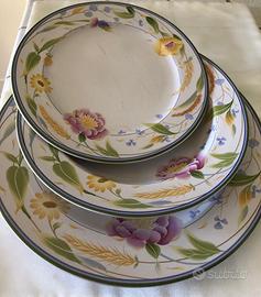 Servizio piatti royal orchidea vintage 80