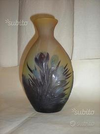"Crocus"-Vaso Soufflè Gallè