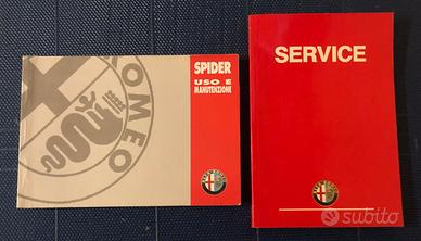 USO E MANUTENZIONE + SERVICE ALFA ROMEO SPIDER GTV