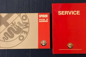 USO E MANUTENZIONE + SERVICE ALFA ROMEO SPIDER GTV