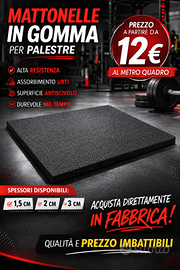 Pavimento Gomma Mattonelle Palestra da Produttore