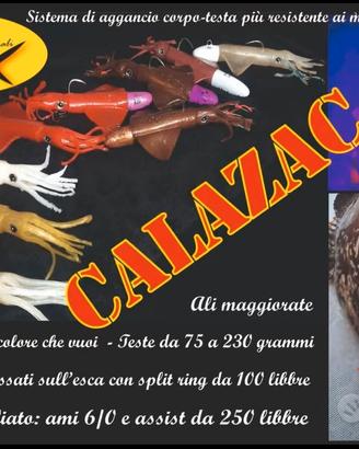 Calamari gomma pesca vertical jigging dentice cern