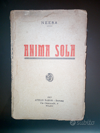 Anima sola di Neera
