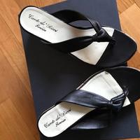 Zeppe infradito donna in sughero e pelle