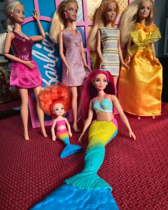 set lotto Barbie varie
