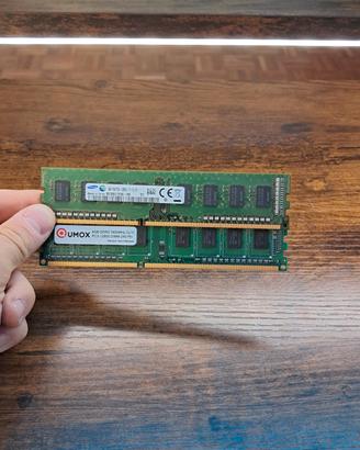 X2 Stick 4GB RAM DDR3 1600MHz - 1333 MHz