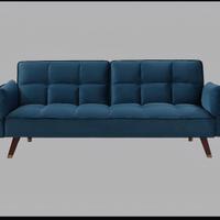  divano letto  blu 3 posti colore blu 